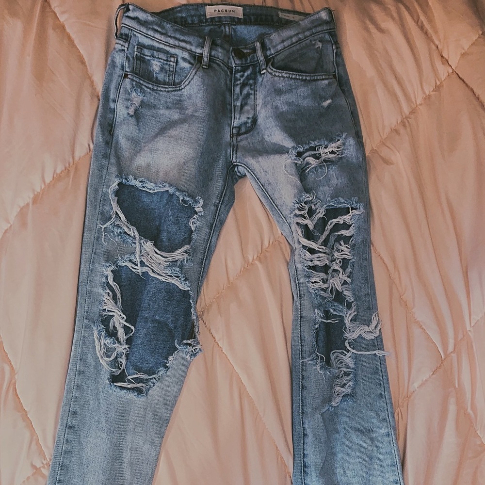 Pacsun Boyfriend Ripped Jeans